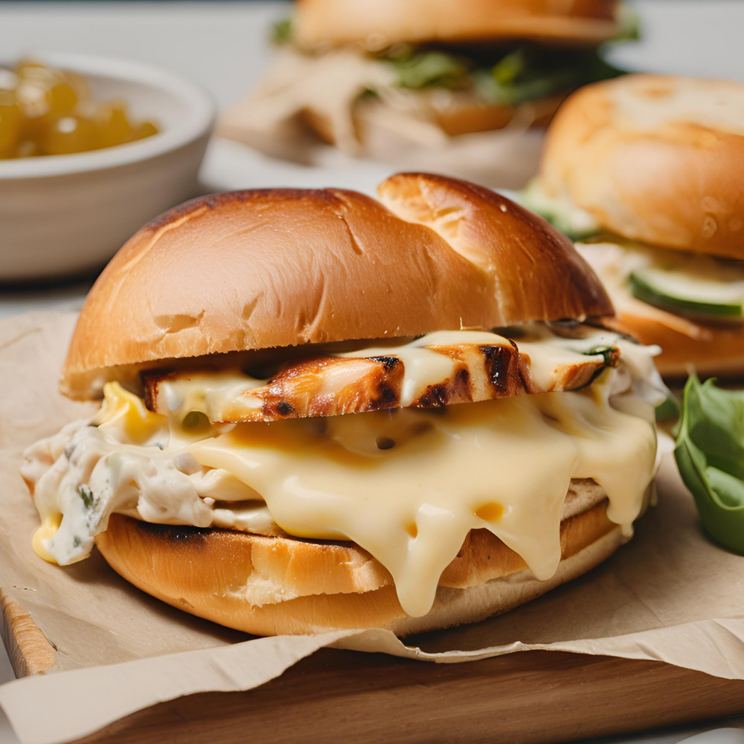 smoked havarti on grilled chicken